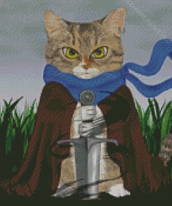 The Superhero Cat Diamond Painting