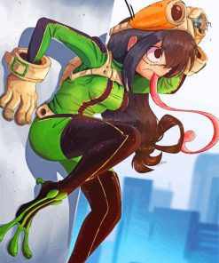 Tsuyu Asui Bnha Anime Diamond Painting