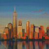 US New York One World Trade Center Diamond Painting