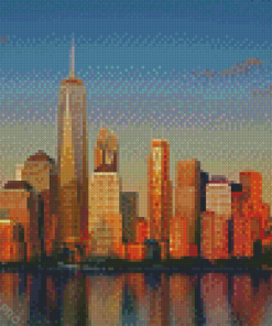 US New York One World Trade Center Diamond Painting