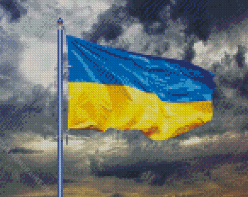 The Ukrainian Flag Diamond Painting