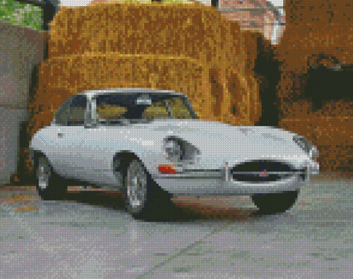 White Jaguar Type 1 Diamond Painting