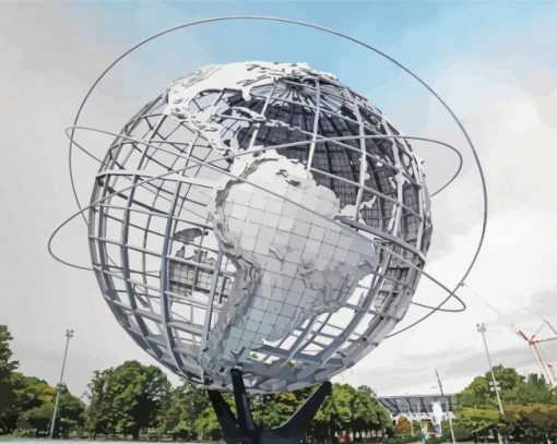 Worlds Fair Globe Diamond Painting