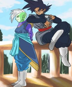 Zamasu And Goku Black Diamond Painting