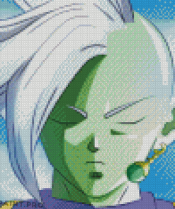 Zamasu Face Diamond Painting