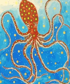 Aboriginal Octopus Diamond Painting