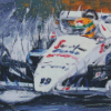 Abstract Mercedes F1 Diamond Painting