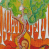 Abstract Female Tree Art Diamond Painting