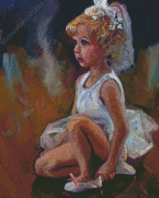 Adorable Little Ballerina Diamond Painting