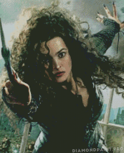 Aeshetic Bellatrix Lestrange Diamond Painting