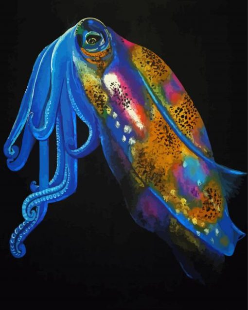 Aesthetic Cuttlefish Diamond Painting