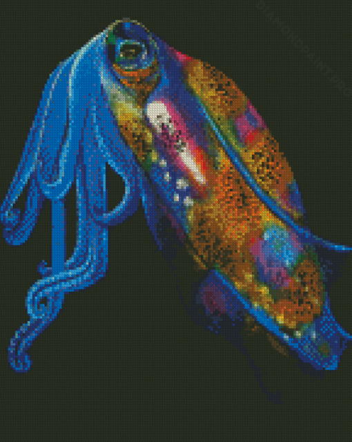 Aesthetic Cuttlefish Diamond Painting