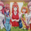 Aesthetic The Quintessential Quintuplets Diamond Painting