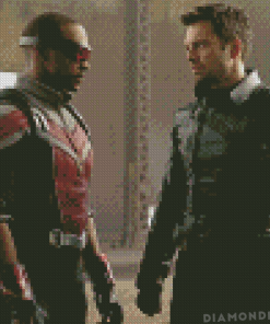 Aesthetic The Falcon And Winter Soldier Diamond Painting