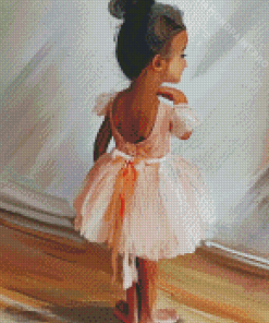 Aesthetic Cute Little Ballerina Diamond Painting