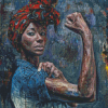 African Lady Realism Portrait Diamond Painting