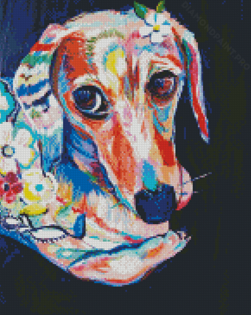 Cute Dog Starla Michelle Diamond Painting