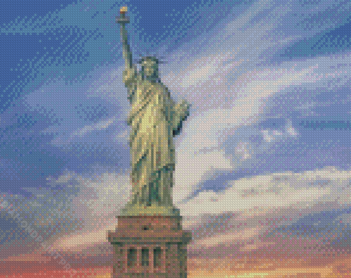 New York City Statue Of Liberty Diamond Painting