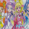 Precure Anime Girls Diamond Painting