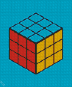 Rubiks Cube Art Diamond Painting