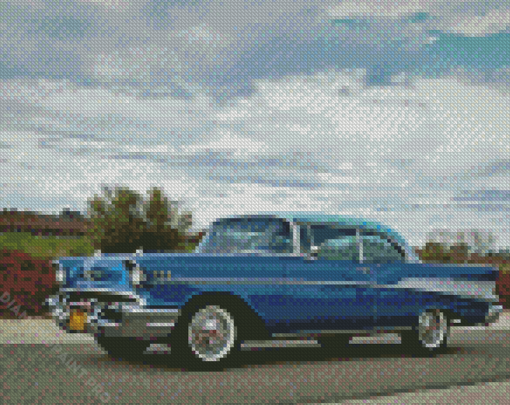 1957 Chevy Car Diamond Painting