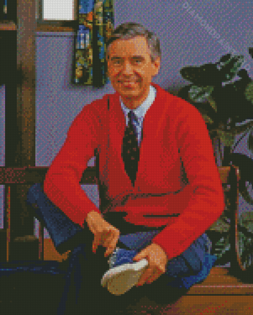 Aesthetic Fred Rogers Diamond Painting