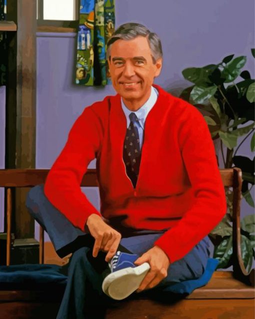 Aesthetic Fred Rogers Diamond Painting