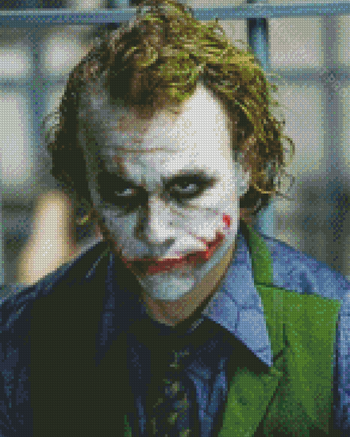 Aesthetic Heath Ledger Joker Diamond Painting