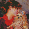 Boldini The Actress Rejane And Her Dog Diamond Painting