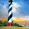Cape Hatteras Lighthouse Art Diamond Painting