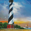 Cape Hatteras Lighthouse Art Diamond Painting