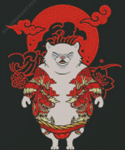 Cat Sumo Art Diamond Painting