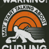 Curling Sport Poster Diamond Painting