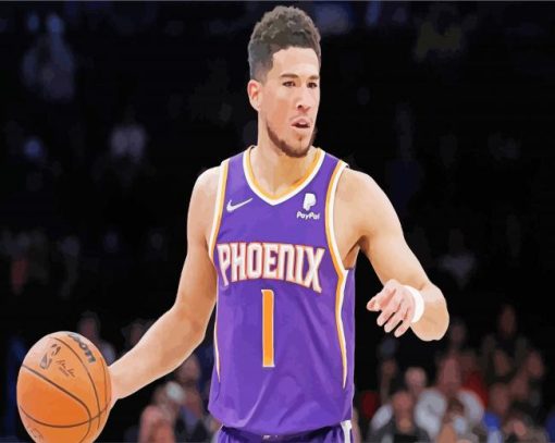 Devin Booker Suns Phoenix Diamond Painting