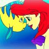 Disney Ariel Mermaid And Flounder Diamond Painting