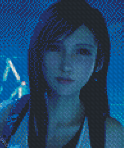 Final Fantasy Character Tifa Lockhart Diamond Painting