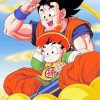 Goku And Kid On Flying Nimbus Diamond Painting
