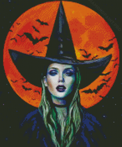 Halloween Witch Diamond Painting