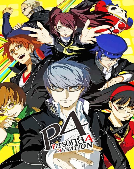 Persona 4 Poster - Diamond Painting - DiamondPaint.PRO