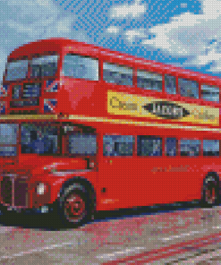 Routemaster Bus Art Diamond Painting