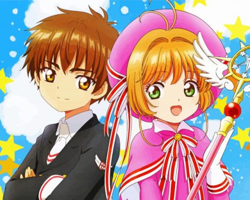 Sakura Cardcaptor And Syaoran Li Diamond Painting