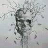 Skull Tree Diamond Painting
