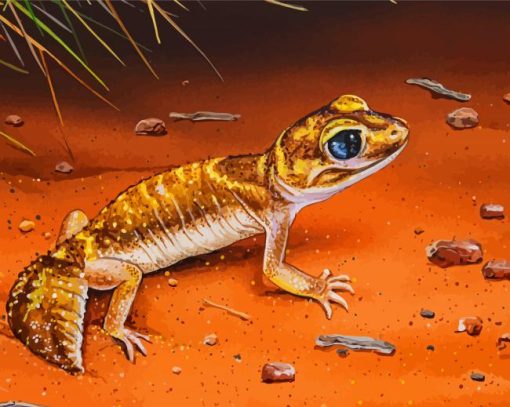 The Desert Gecko Diamond Painting