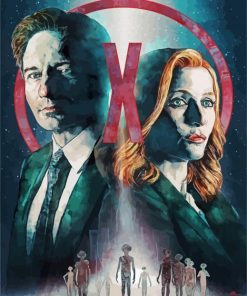 The X Files Illustration Diamond Painting