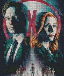 The X Files Illustration Diamond Painting