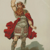 Thunor Anglo Saxon God By Carl Emil Doepler Diamond Painting