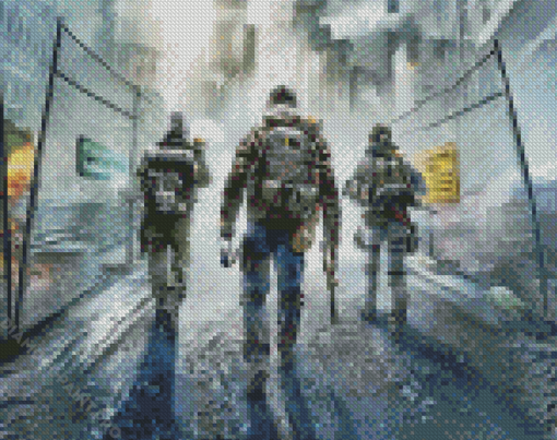 Tom Clancy The Division Game Diamond Painting