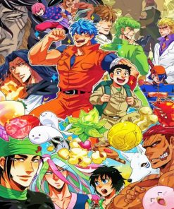 Toriko Anime Characters Diamond Painting