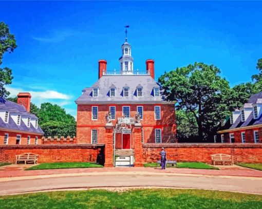 Williamsburg Virginia Diamond Painting