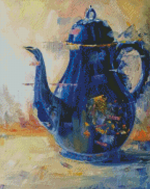 Abstract Tea Pot Diamond Painting